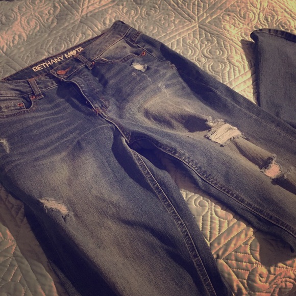 Bethany Mota Denim - Bethany Mota size 10 distressed jeans