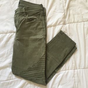 Express Crop Moto Jeans