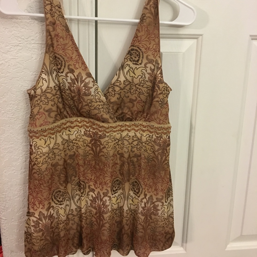 First Kiss M top tank lined