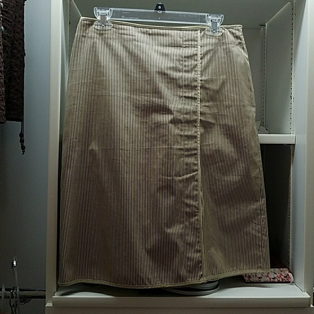 Banana republic faux wrap skirt