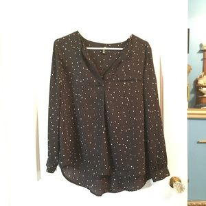 H&M star long sleeve dress shirt