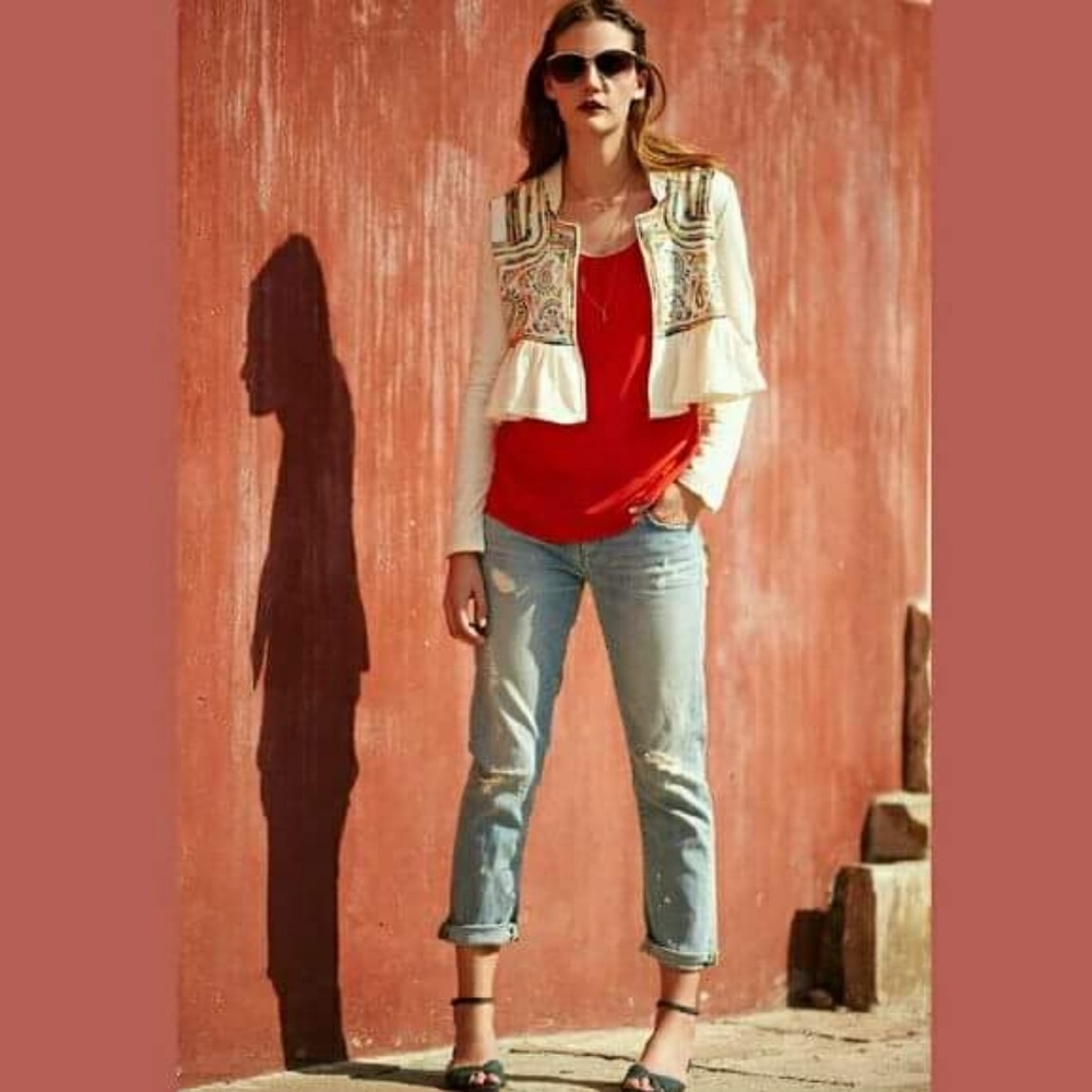 Anthro Maeve 100% Silk Tank