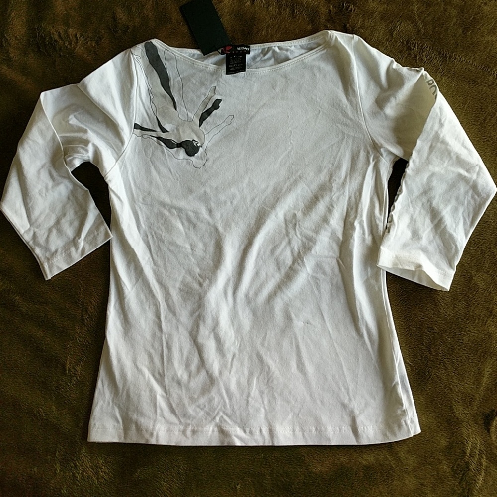 3 for $30 Versace sport white top. Authentic.