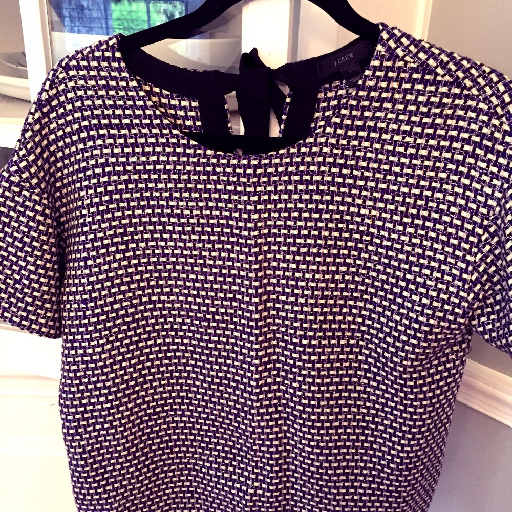 J. Crew Collection Back Ribbon Top