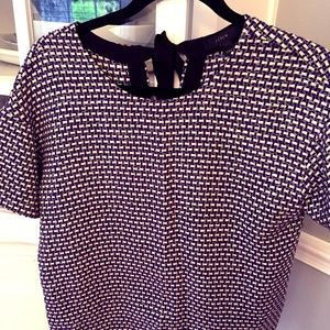 J. Crew Collection Back Ribbon Top