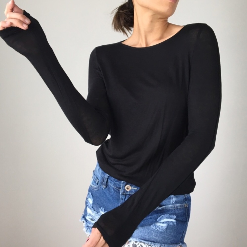 KEIRA Knit open back top. Best seller - Picture 2 of 5