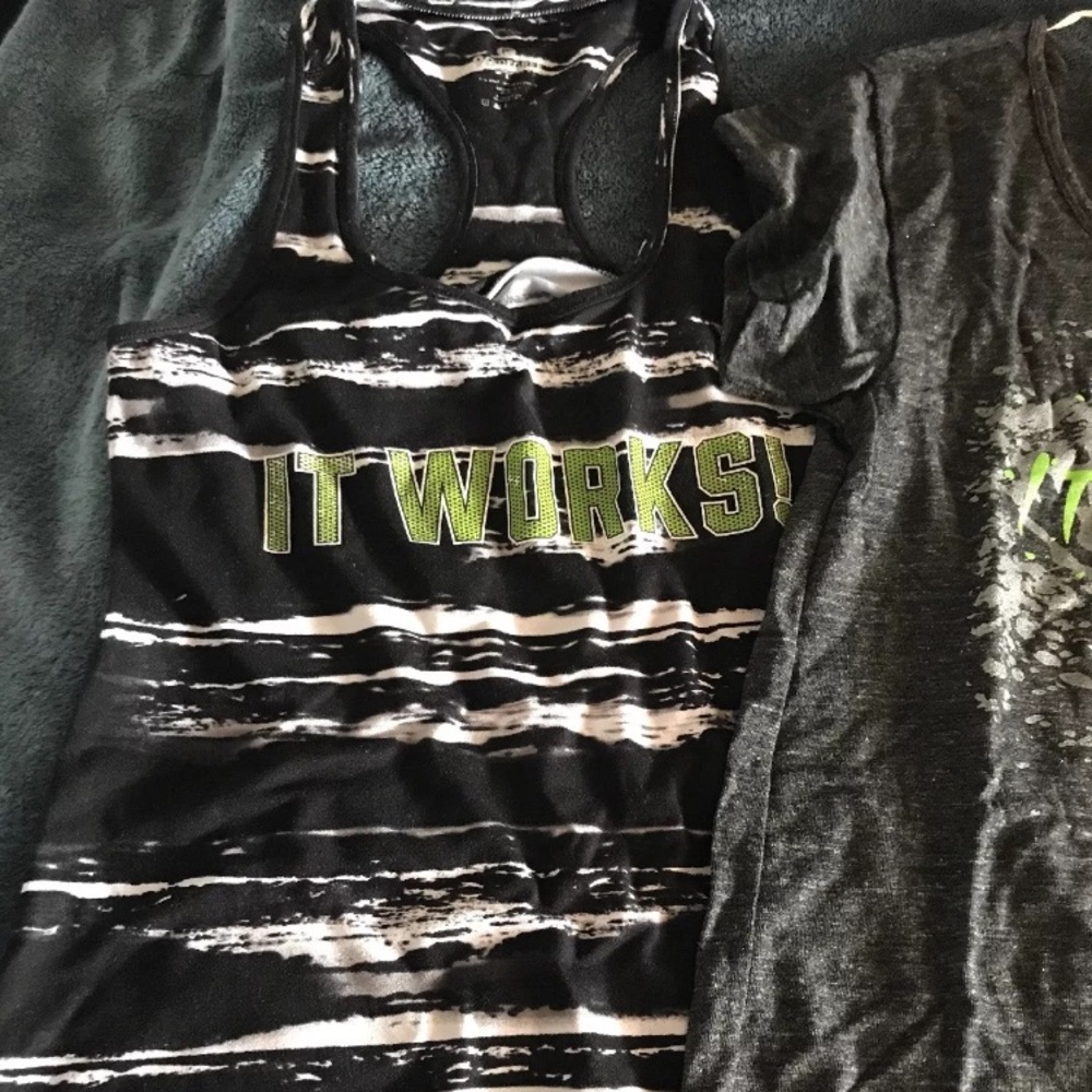 Lot of 3 IT WORKS! shirts -- SOLD NOT FOR SALE