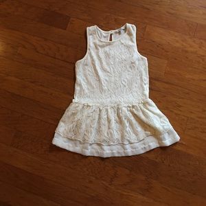 Moa moa cream lace top
