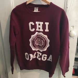 Chi Omega Crest Sweatshirt - Size S
