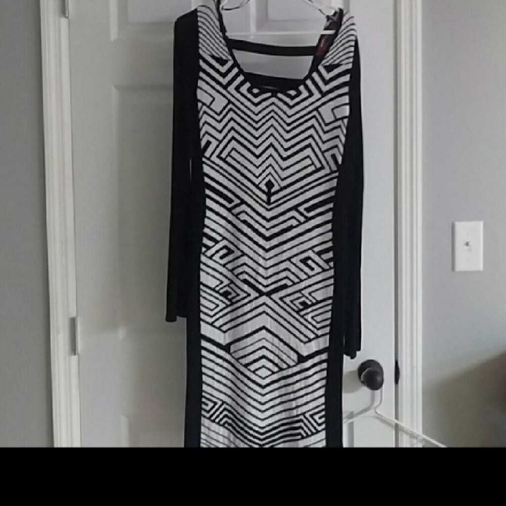 Sexy ladder back sweater Aztec tribal dress