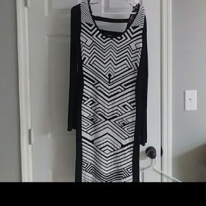 Sexy ladder back sweater Aztec tribal dress