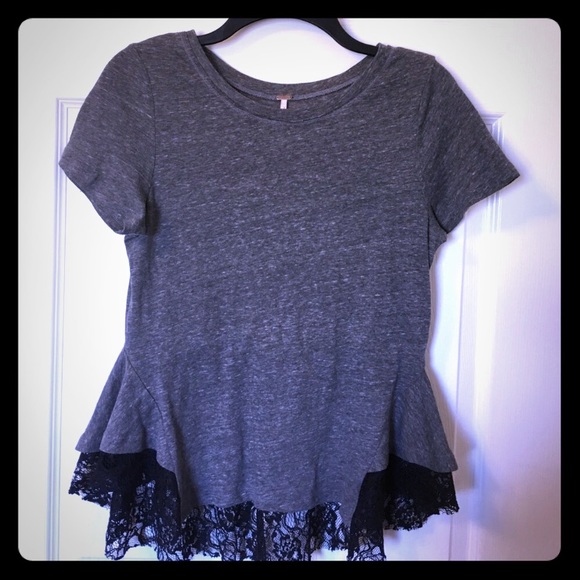Free People Peplum Top - Picture 1 of 3