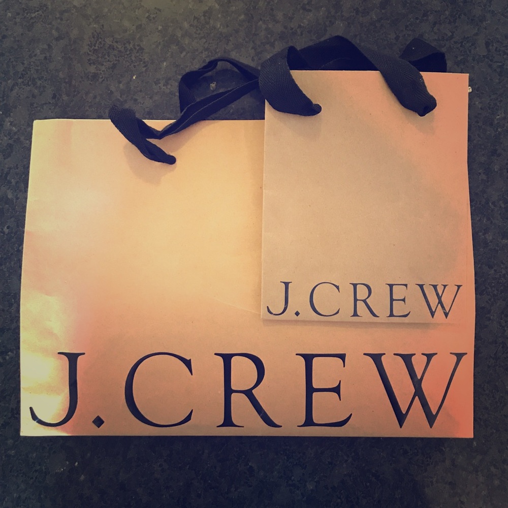 J. crew shopping bags