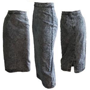 80s High Waist Pencil Skirt by FEVER denim, 2