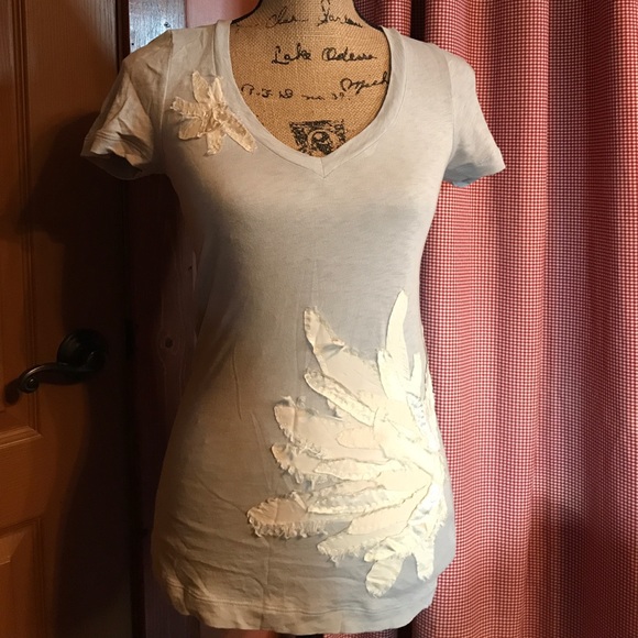 J. Crew Tops - JCrew embellished tee