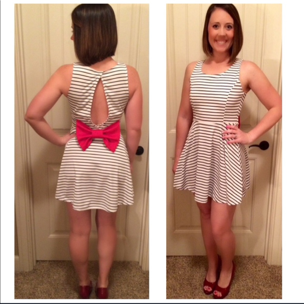 Bow Back Dress