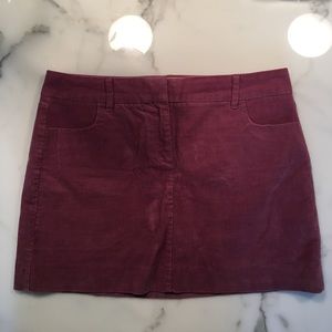 J.Crew Stretch Corduroy Skirt