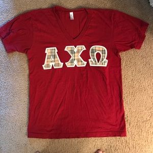 Alpha chi omega v neck