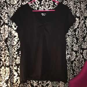 Black V-Neck Shirt
