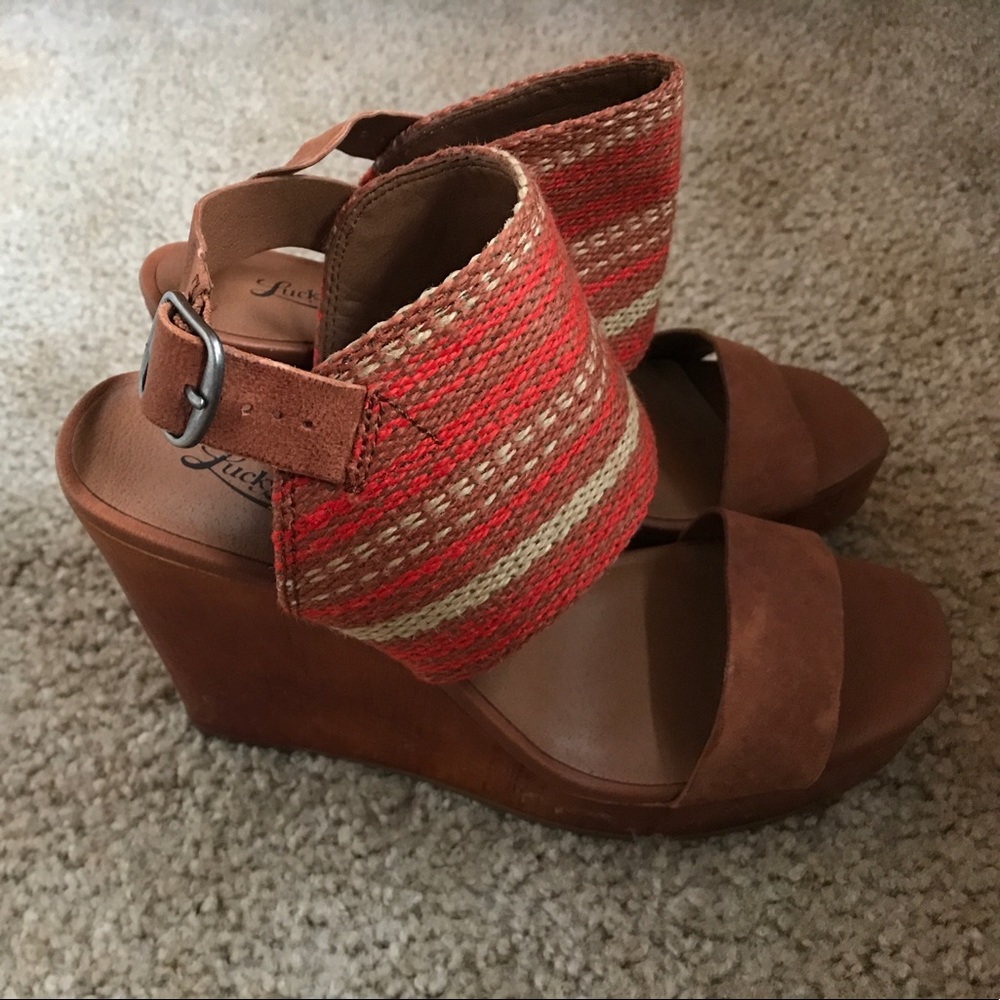 Lucky Brand wedge sandals