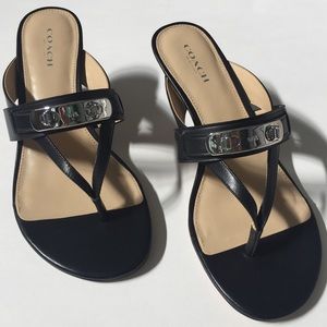 Coach Olina Heel Sandal Open Toe