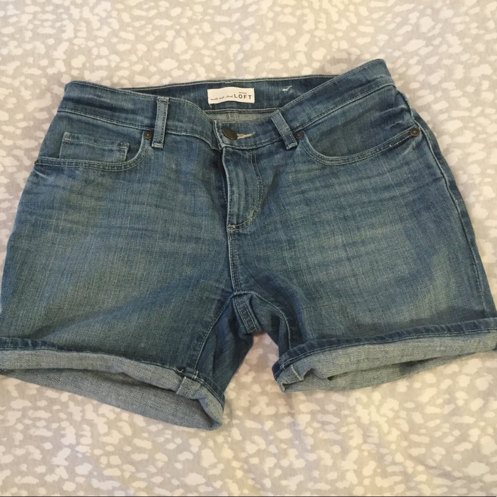 Denim shorts