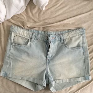 H&M Light Blue Denim Shorts