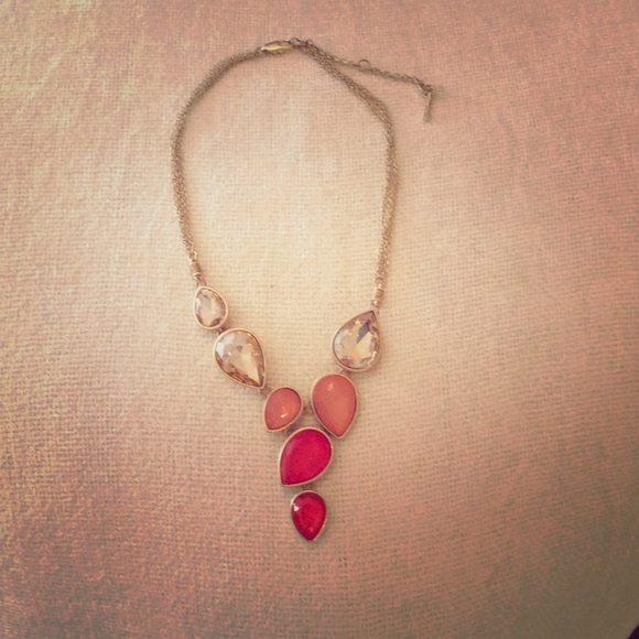 Kenneth Cole Jewelry - Sparkly Orange and Gold Tone Kenneth Cole Necklace Kenneth Cole Jewelry - Sparkly Orange and Gold Tone Kenneth Cole Necklace