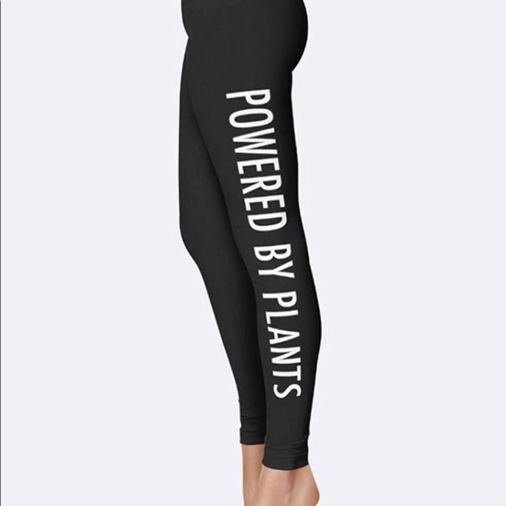Vegan Powered by Plants Leggings Size L