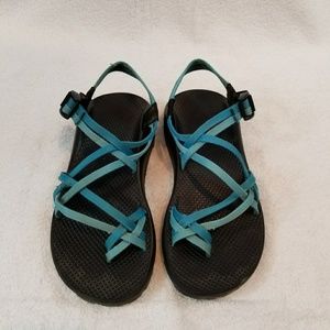 Blue Double Strap Chacos
