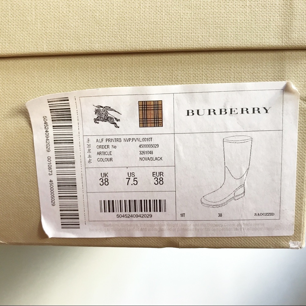 | B u r b e r r y | Authentic Patchwork rainboots - Picture 8 of 8