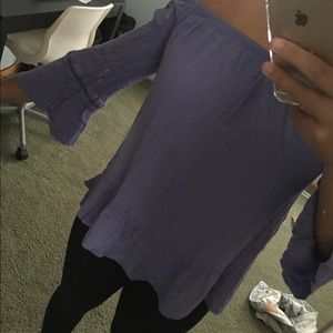 Lavender Off the Shoulder Top