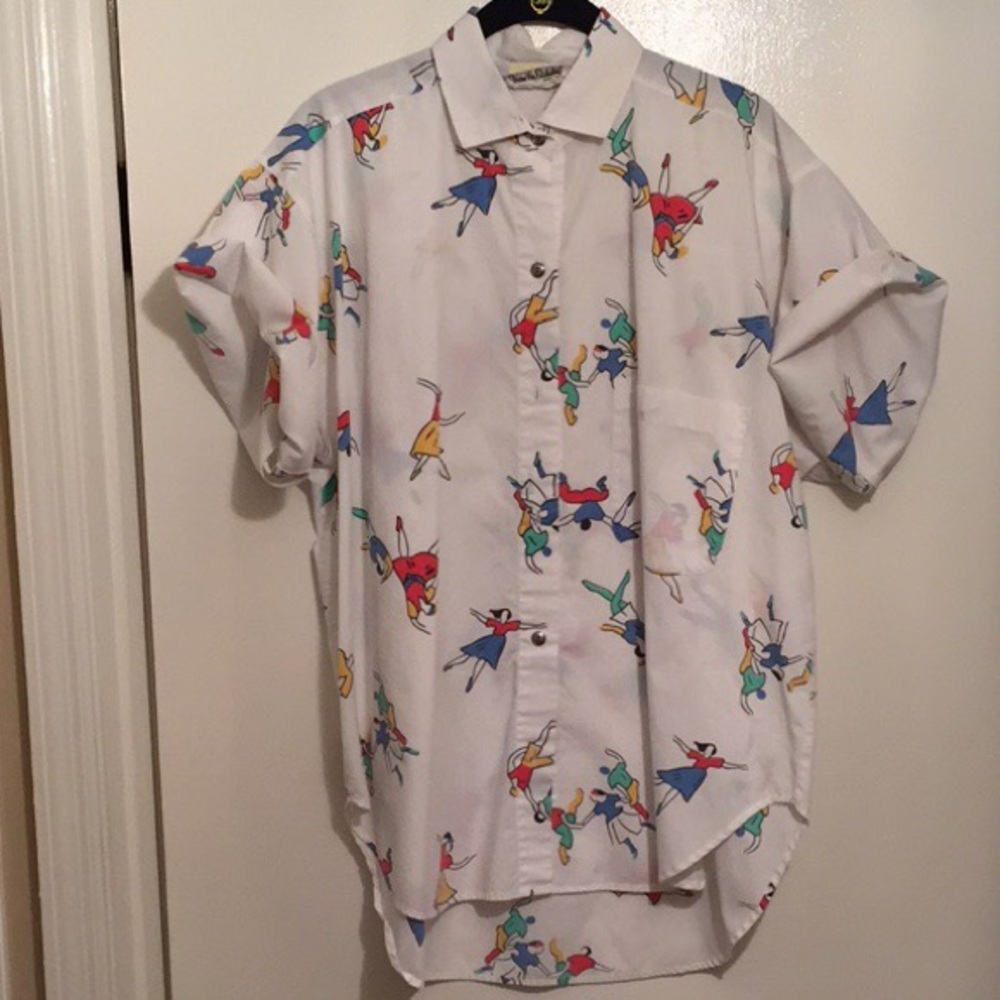 Vintage DVF Button Up Shirt
