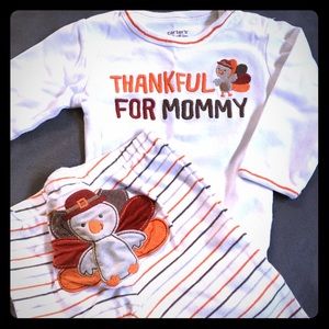 Adorable Carter's Thanksgiving outfit set! 旅