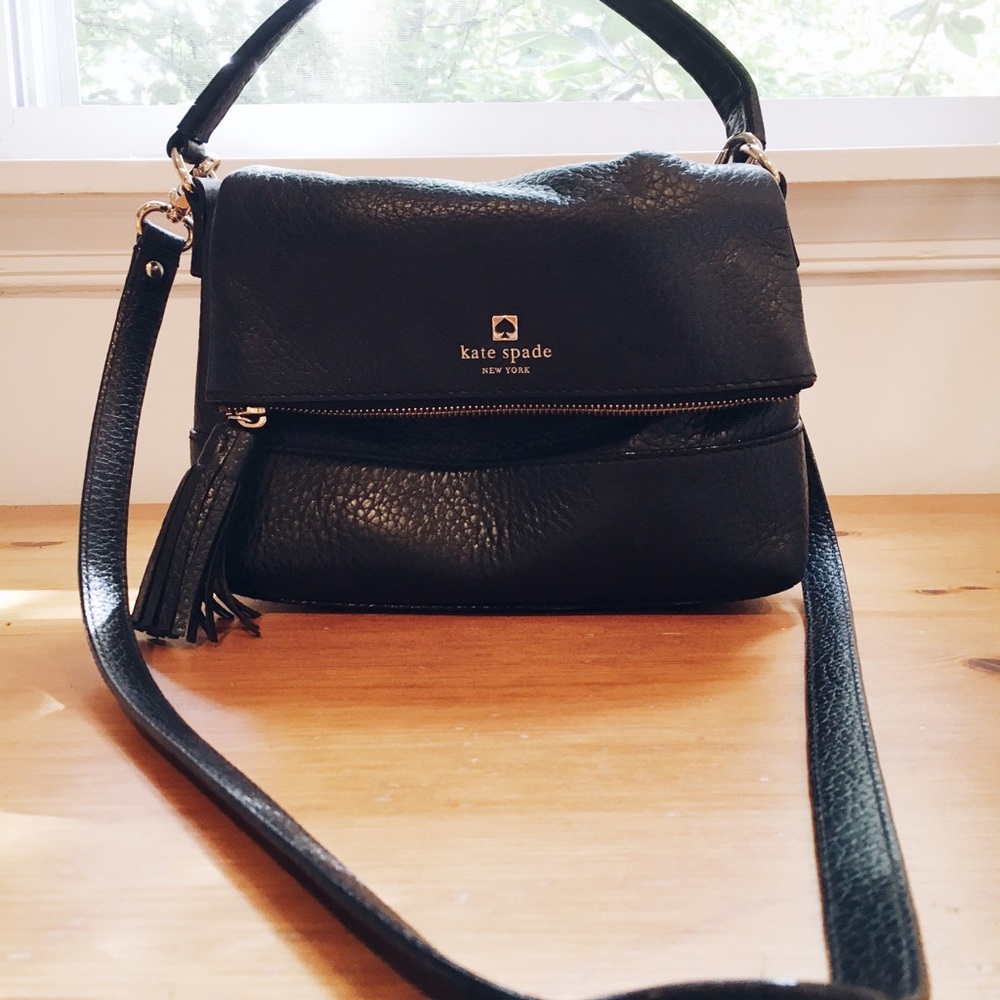 Kate Spade Black Leather Purse