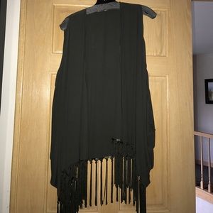 Silky vest with Fringe!
