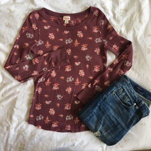 Long sleeve Waffle Shirt