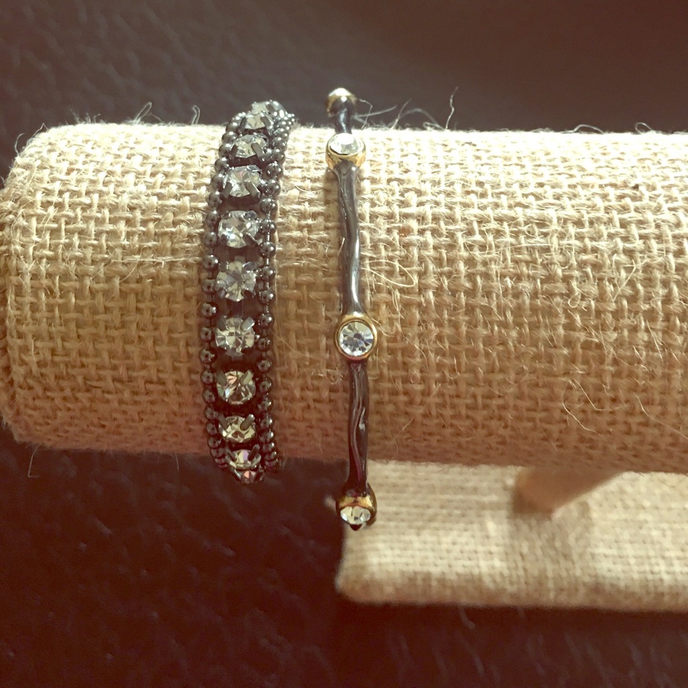 Hematite & Stone Stella & Dot Bracelet