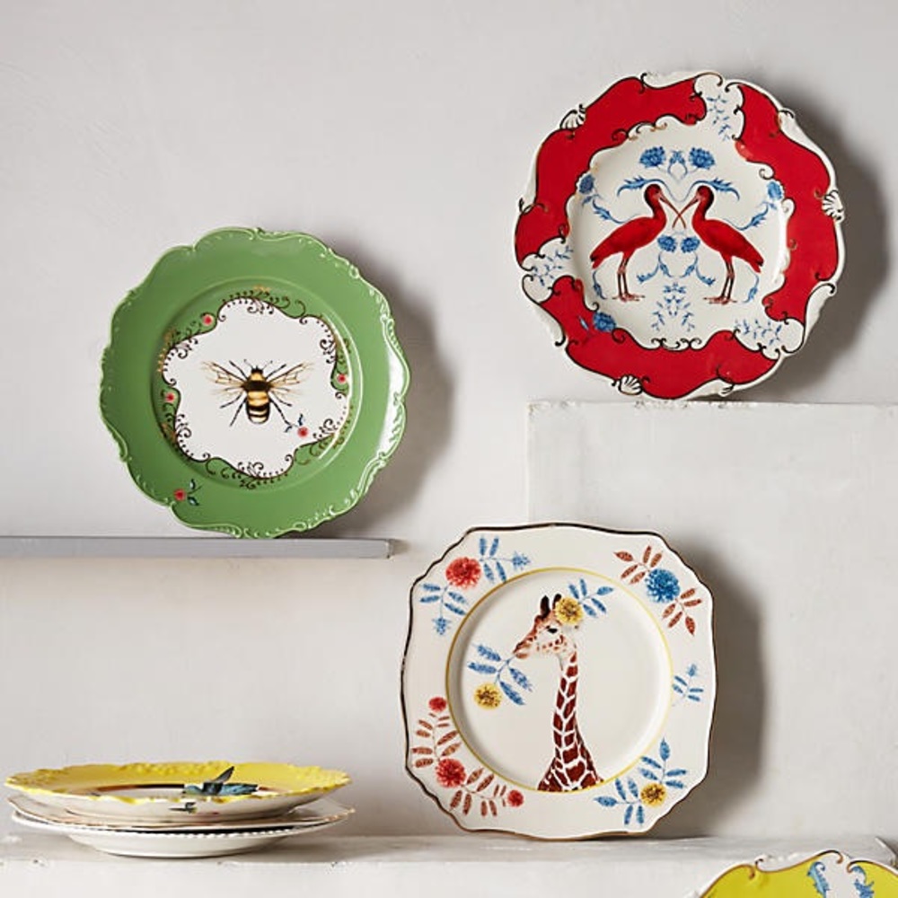Anthropologie Nature World Plates (4)