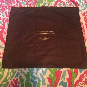 Kate spade crossbody dust bag