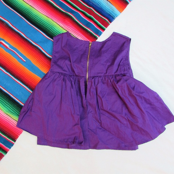 🌷Purple Ruffle Top - Picture 2 of 3