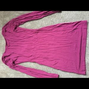 Low back body con dress.
