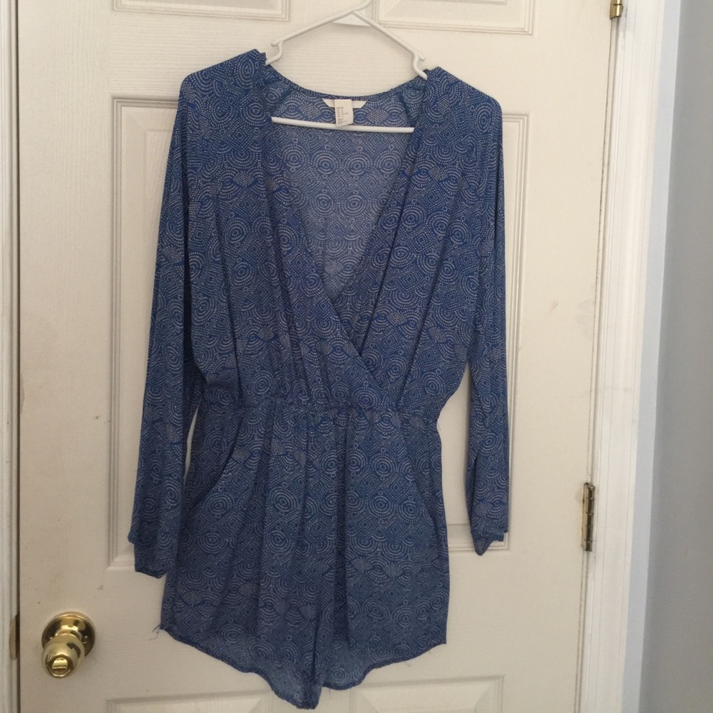Blue Romper
