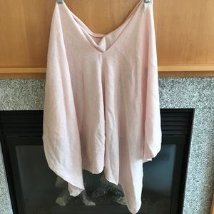 Adorable convertible cashmere sweater/ shall.