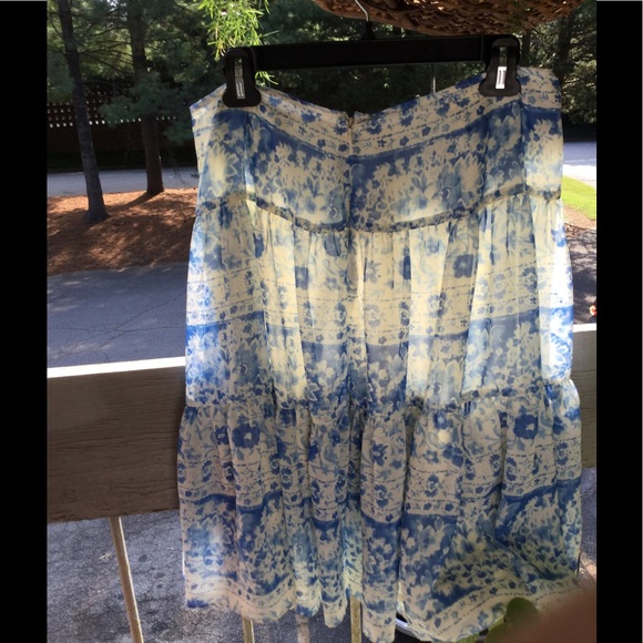 Chaps Ralph Lauren blue skirt - Picture 3 of 5