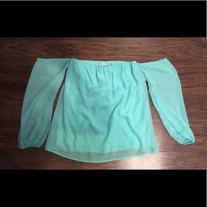 Off the shoulder top!
