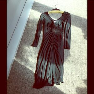 Rene Lezard ruched wiggle dress