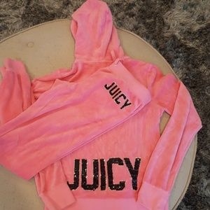 Juicy Couture velour salmon pink sweat outfit