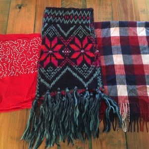 Set of 3 scarves