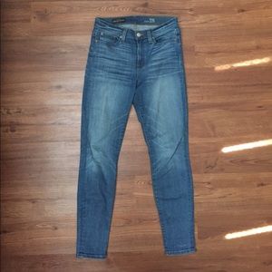 J. Crew High Rise Skinny jeans in medium wash